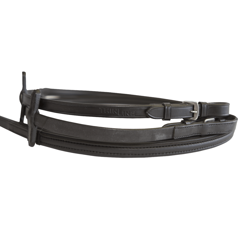 Reins-54"-Blk Buckle End