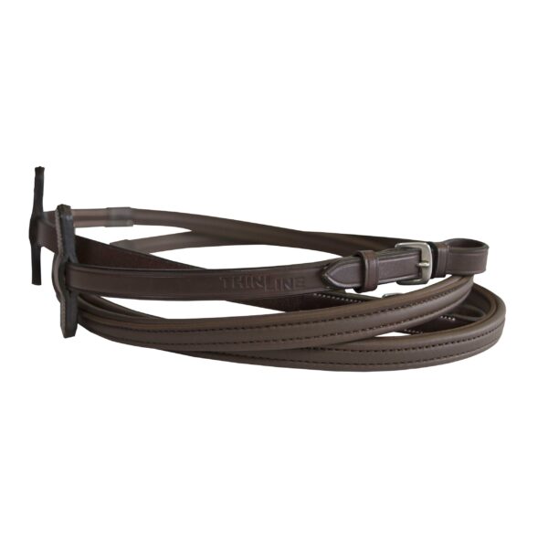 Reins-54"-Brown Buckle End