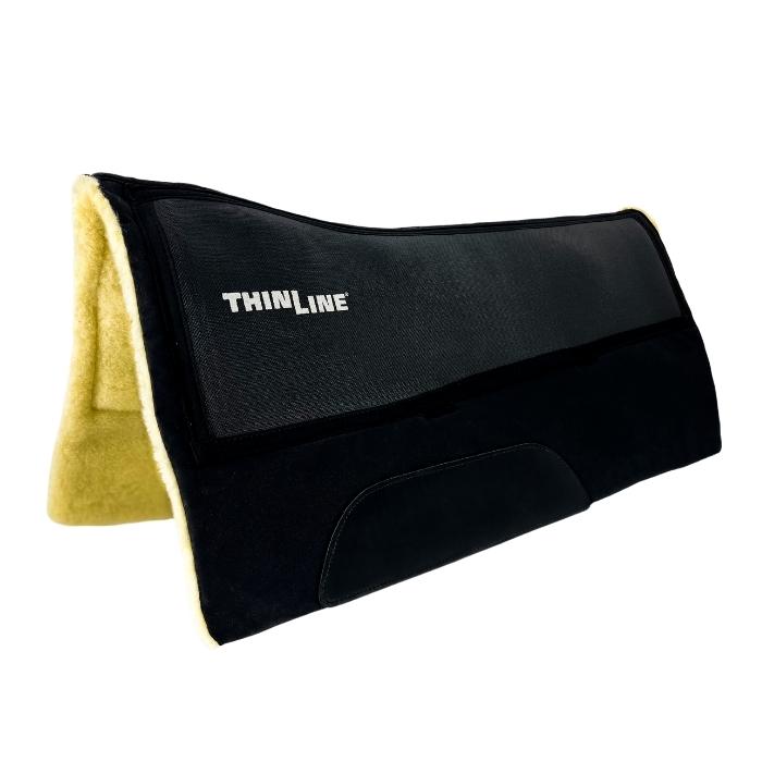 Endurance Waxed Tough Rider Saddle Pad Black 32x32