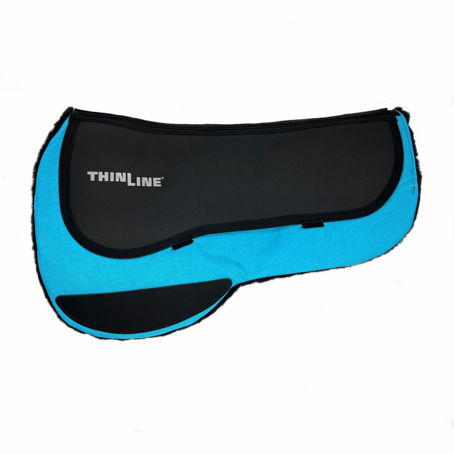 Countour Western Ranch Round Skirt Saddle Pad Turquoise