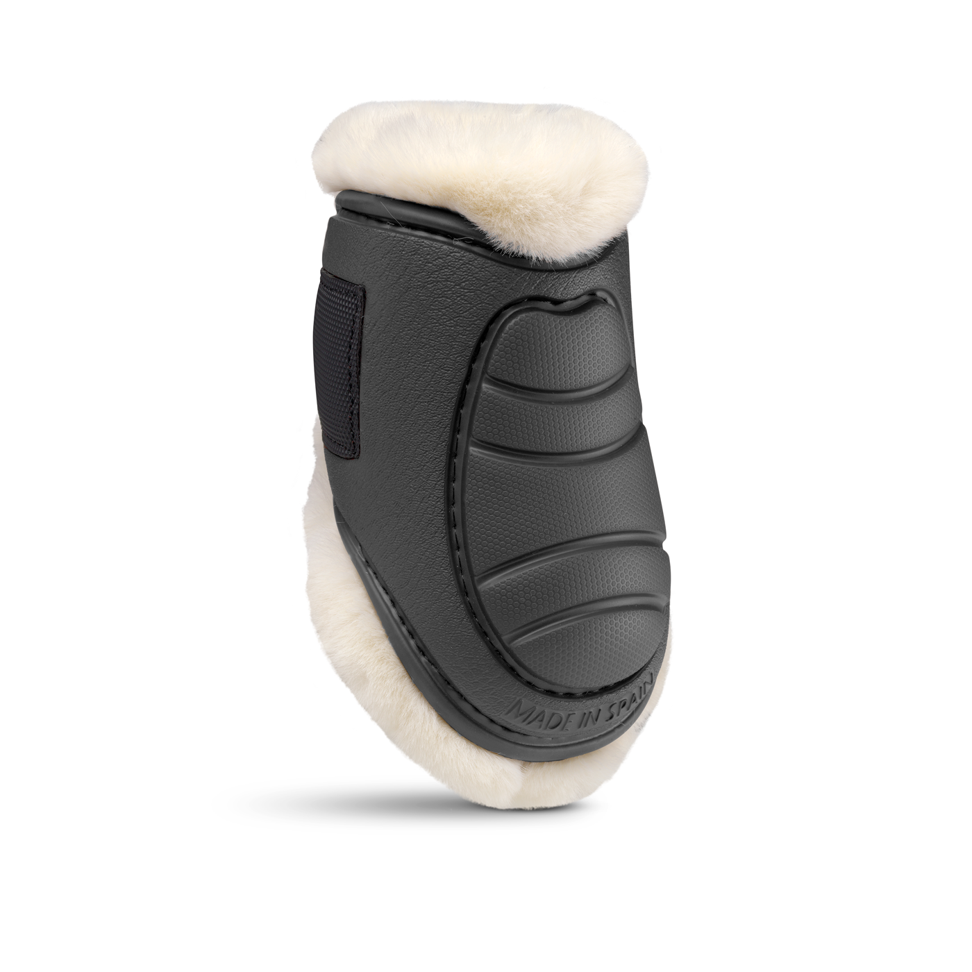 DELUXE ULTRA LIGHT FETLOCK INSIDE PROTECTION BOOTS SYNTHETIC SHEARLING BLACK