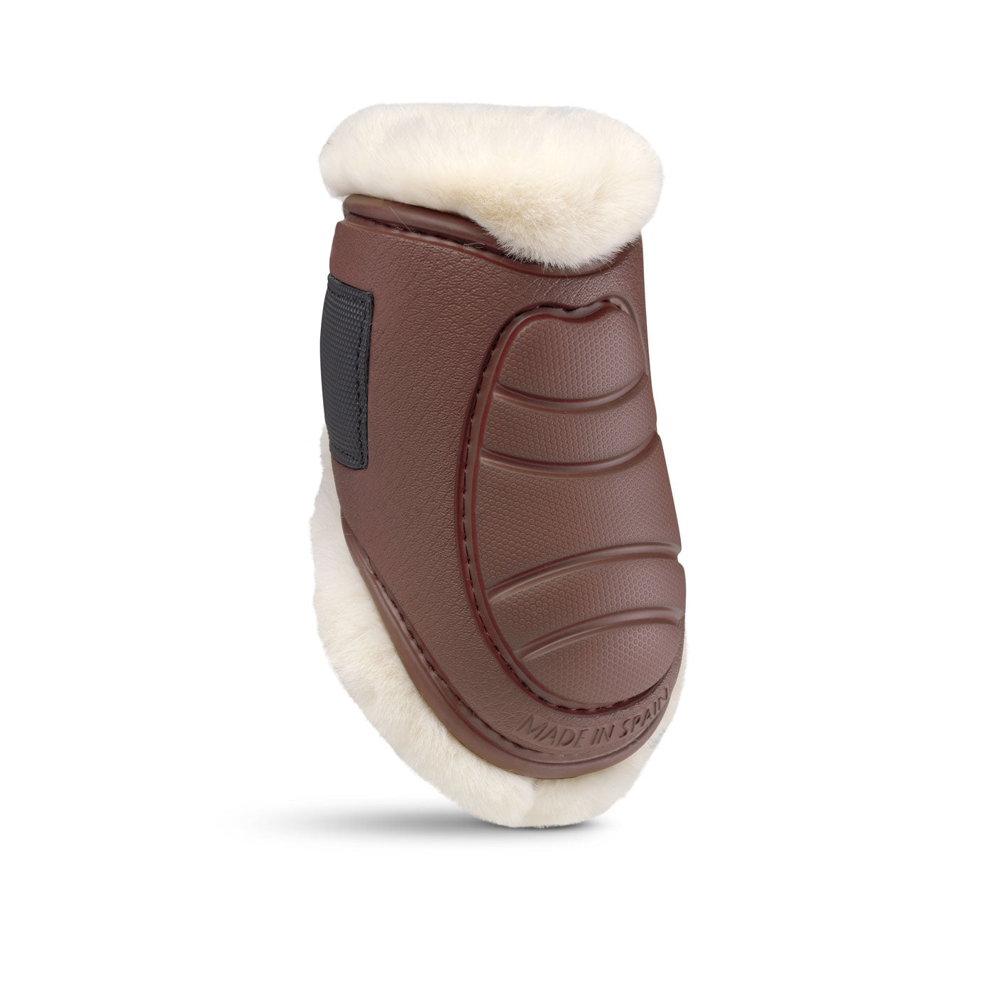 DELUXE ULTRA LIGHT FETLOCK INSIDE PROTECTION BOOTS SYNTHETIC SHEARLING BROWN