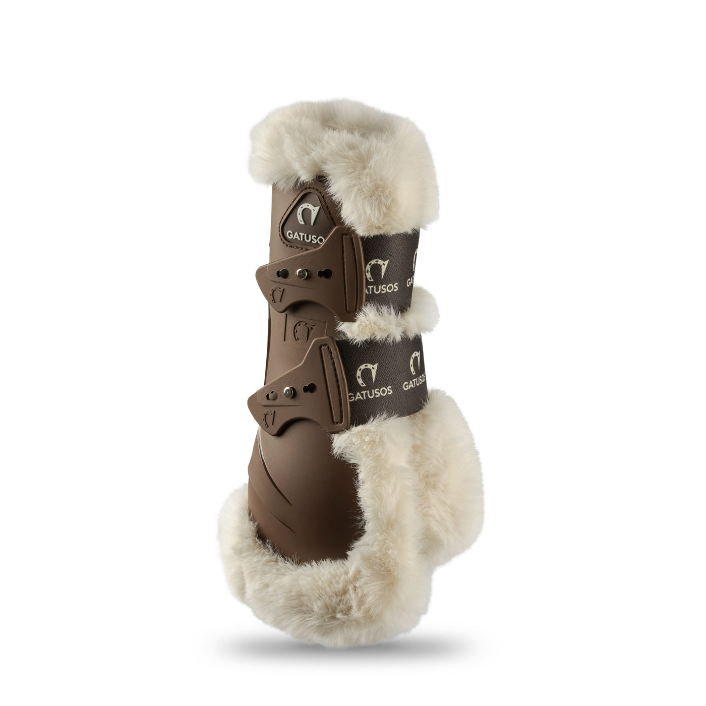 FRONT PROTECTION GENUINS BOOTS WITH SHEARLING BROWN