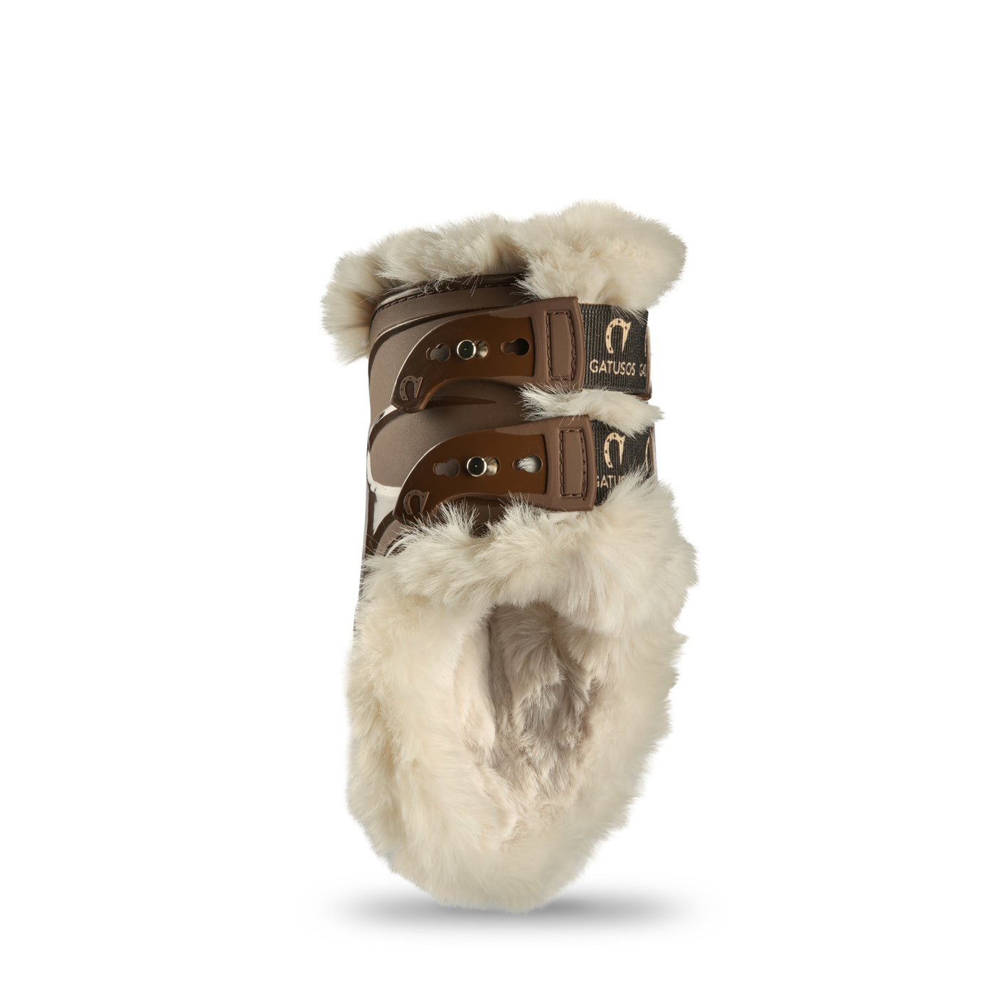 PEGASUS PROFESSIONAL JUMP FETLOCK BOOTS WITH SYNTHETIC SHEARLING BROWN