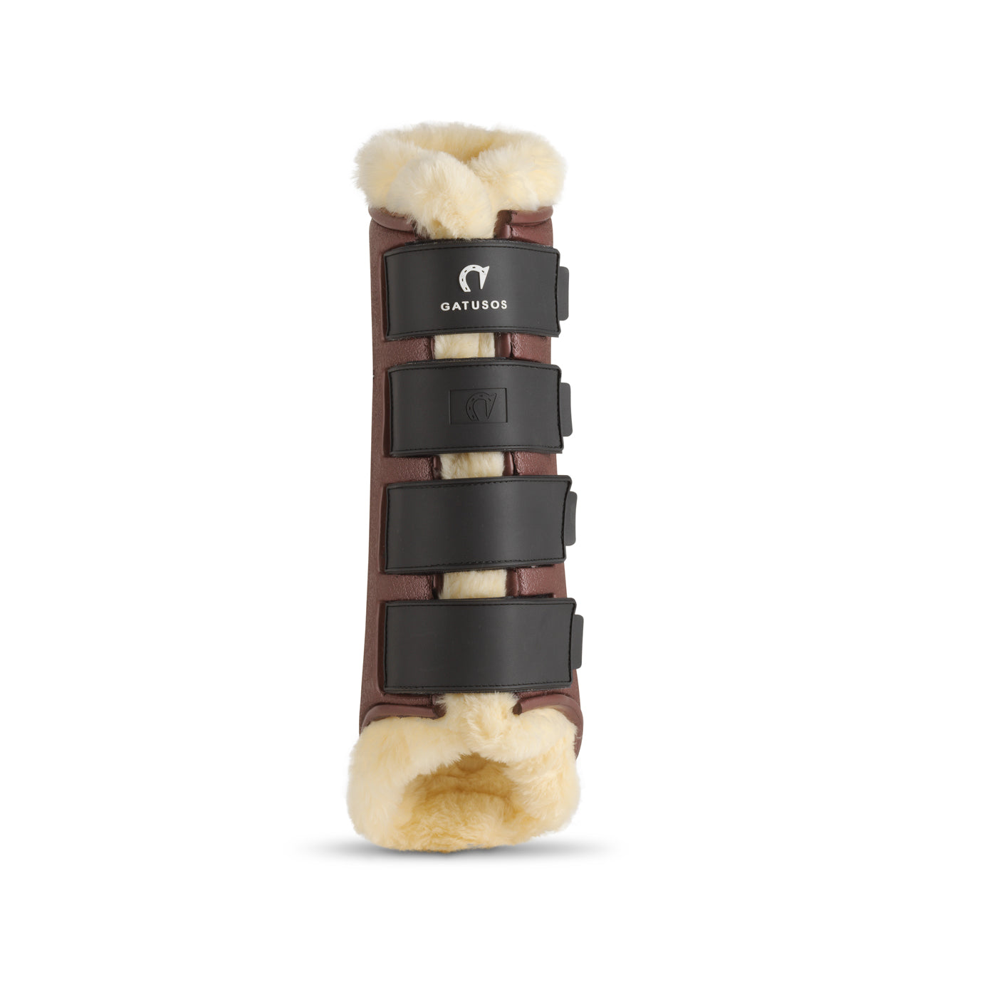 REAR PROTECTION ROYAL TENDON BOOTS SYNTHETIC SHEARLING BROWN