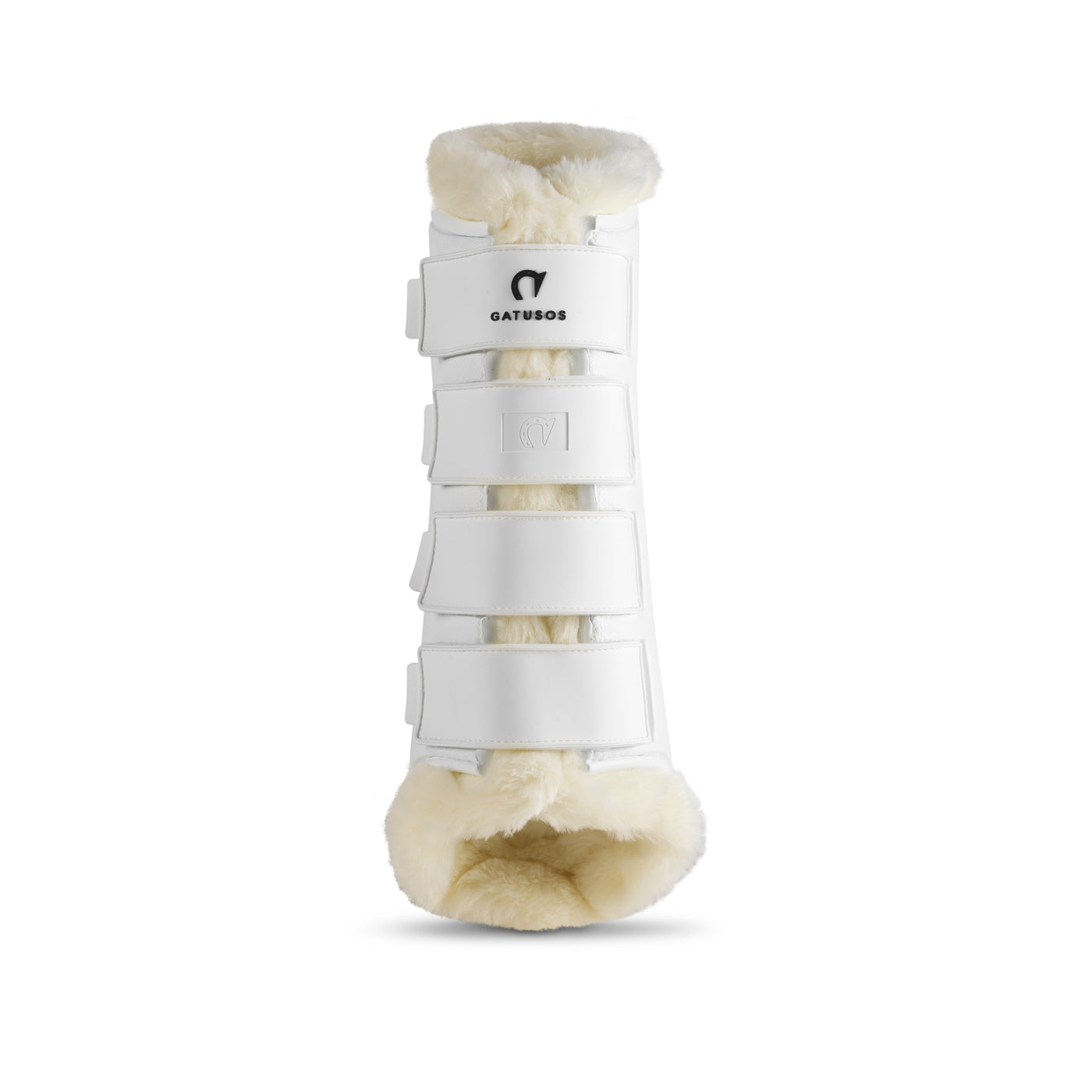 REAR PROTECTION ROYAL TENDON BOOTS SYNTHETIC SHEARLING WHITE