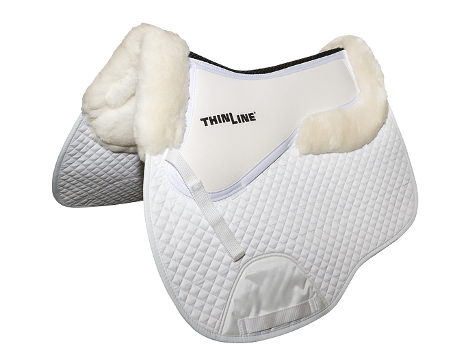 Euro Roll Wool Jump Pad White