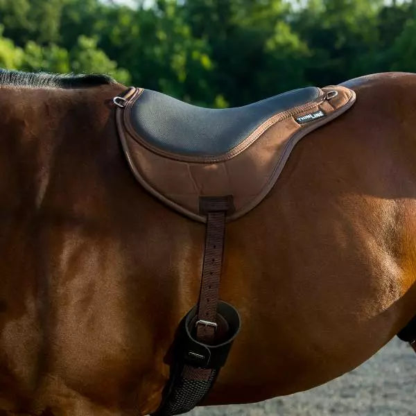 Comfort Plus Bareback Pad Dark Brown with Girth