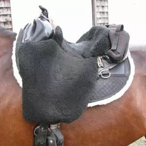 Western Woven Wool Comfort Saddle Pad Round Skirt Small