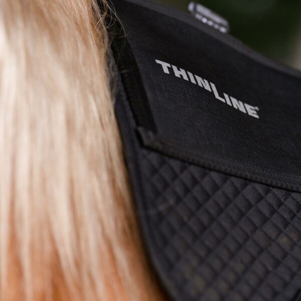 Endurance Rounded Cotton Liner Saddle Pad Black