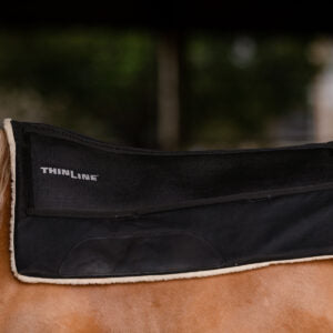 Endurance Waxed Tough Rider Saddle Pad Black 32x32