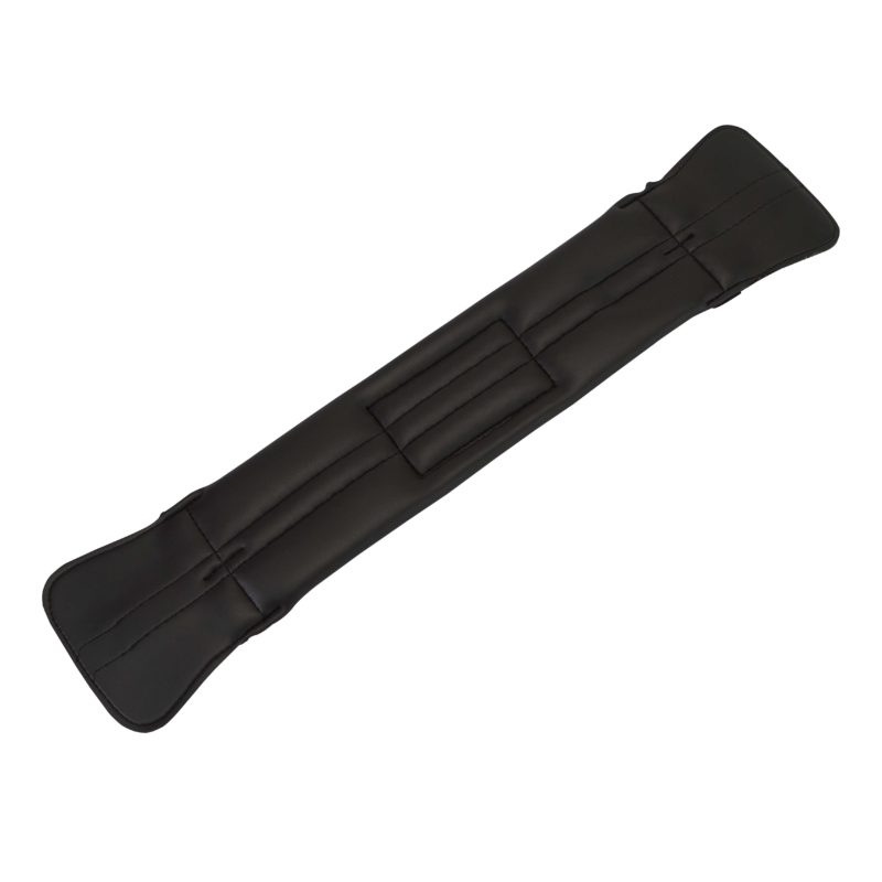 Short Girth - Dressage, Monoflap Black 26"