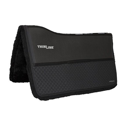 Western Woven Wool Comfort Saddle Pad Square Black XL