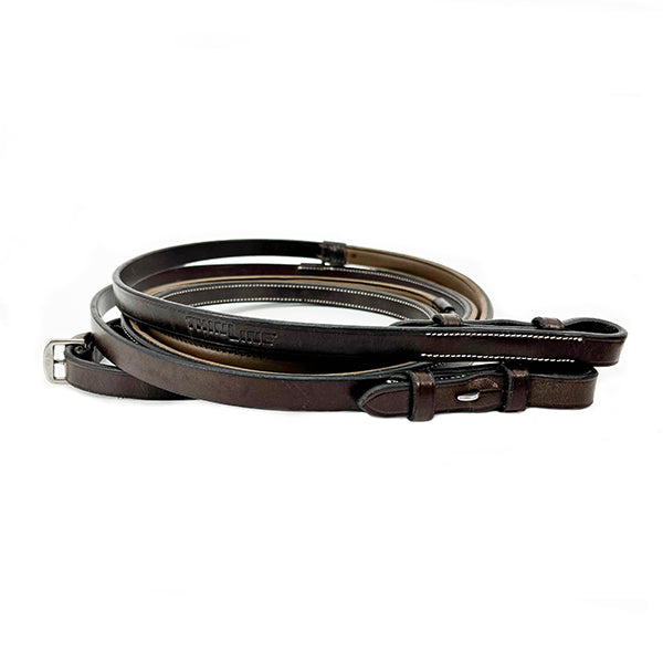 Thinline Classed Lined Reins - Brown 60"