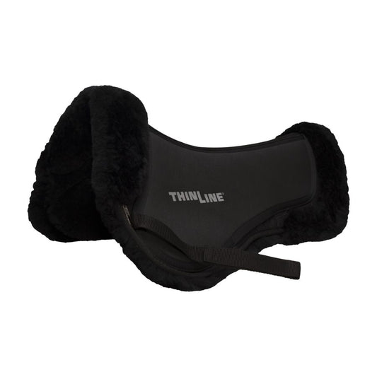 Trifecta Sheepskin Comfort Half Pad Black Large