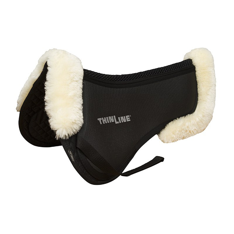Trifecta Cotton Half Pad with Fleece Rolls Natural Medium