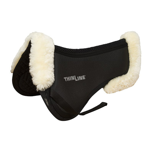 Trifecta Cotton Half Pad with Fleece Rolls Natural Medium