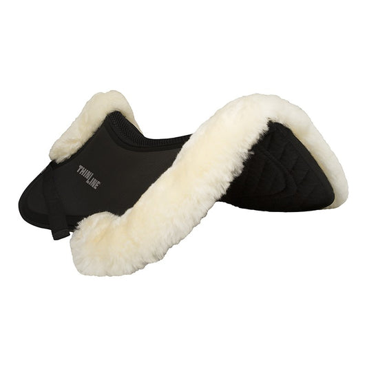Trifecta Cotton Half Pad with Fleece Rolls Natural Large