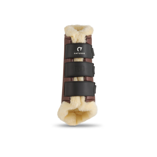 FRONT PROTECTION ROYAL SYNTHETIC SHEARLING TENDON BOOTS  BROWN