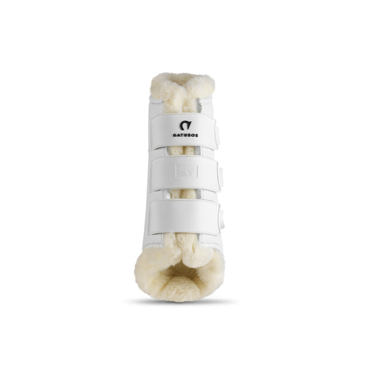FRONT PROTECTION ROYAL SYNTHETIC SHEARLING TENDON BOOTS WHITE