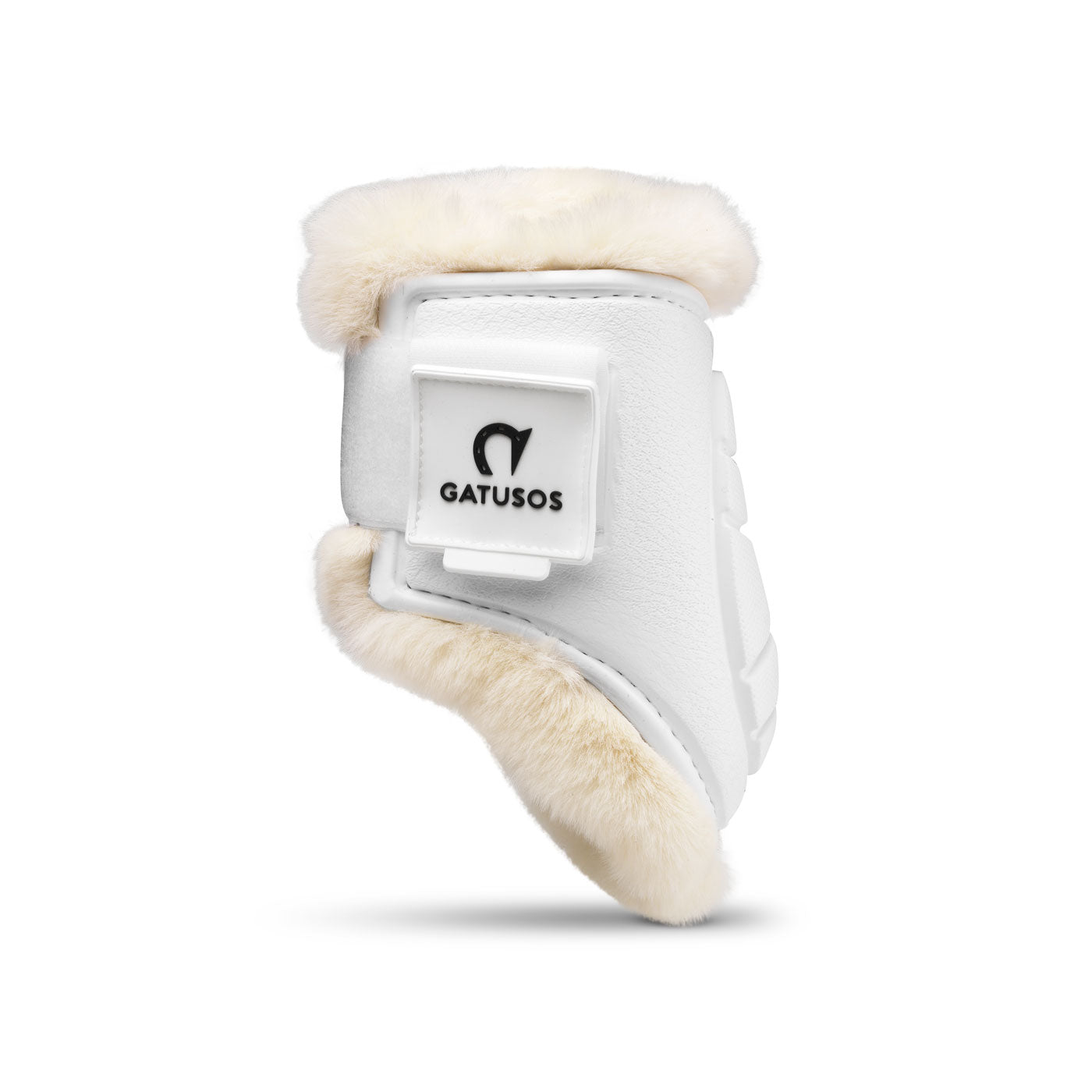 DELUXE ULTRA LIGHT FETLOCK INSIDE PROTECTION BOOTS SYNTHETIC SHEARLING WHITE