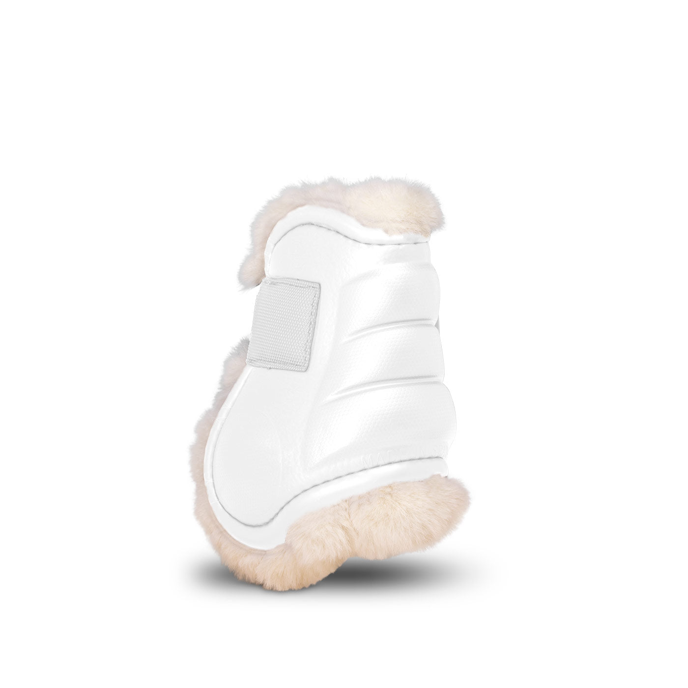 DELUXE ULTRA LIGHT FETLOCK BOOTS WITH SYNTHETIC SHEARLING WHITE