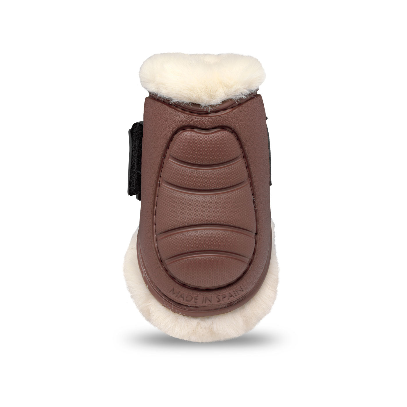 DELUXE ULTRA LIGHT FETLOCK INSIDE PROTECTION BOOTS SYNTHETIC SHEARLING BROWN