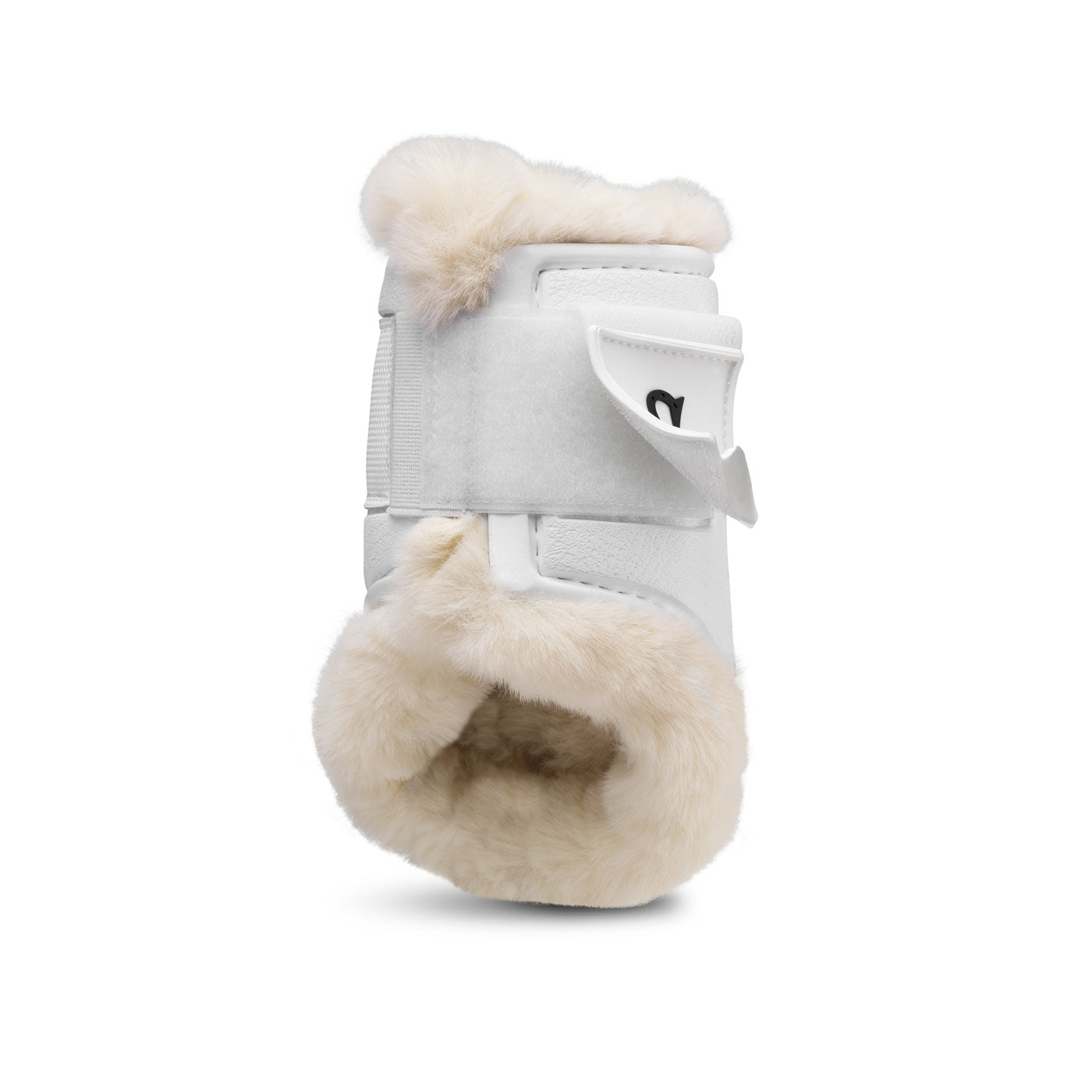 DELUXE ULTRA LIGHT FETLOCK INSIDE PROTECTION BOOTS SYNTHETIC SHEARLING WHITE