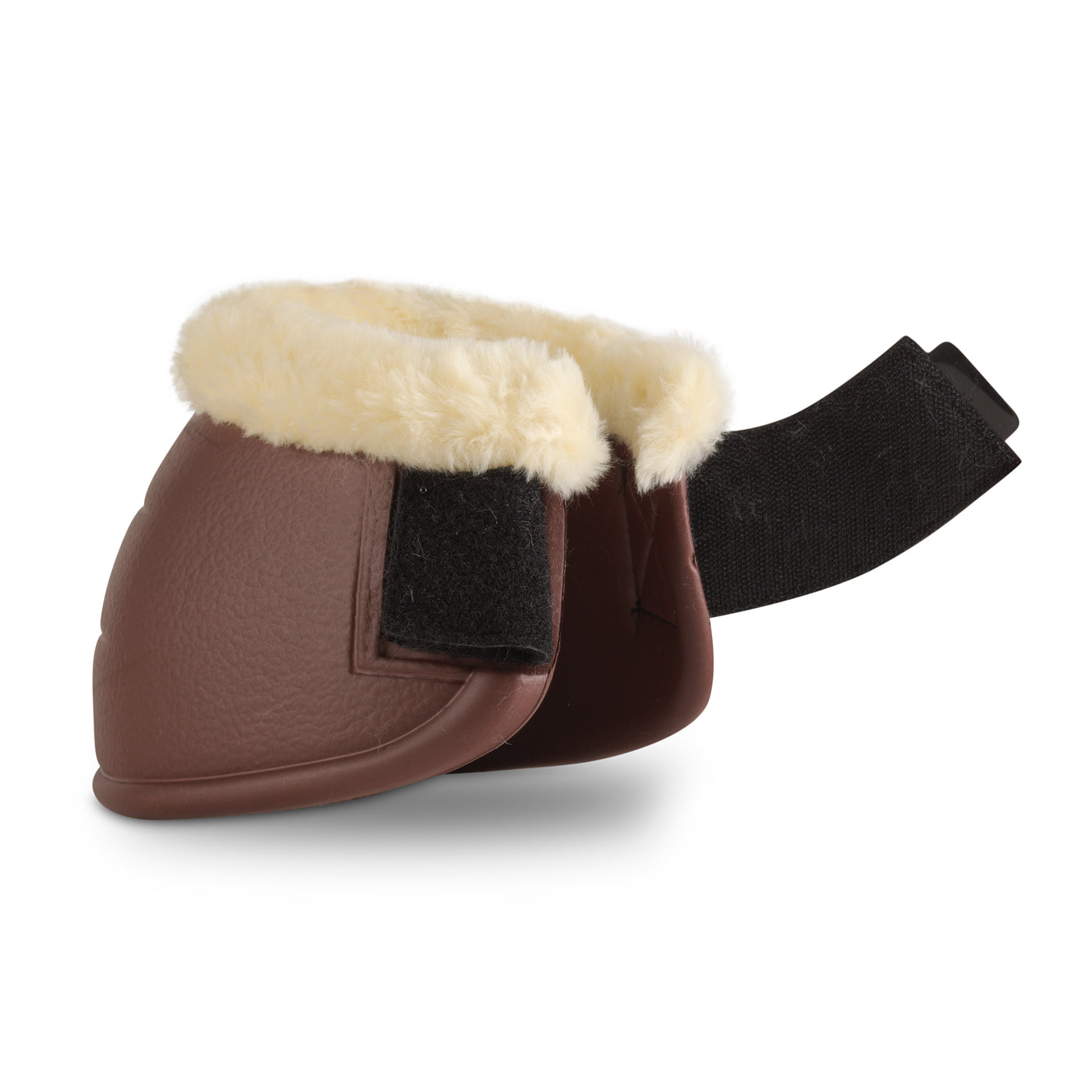 BELL BOOTS DELUXE SYNTHETIC SHEARLING BROWN LARGE