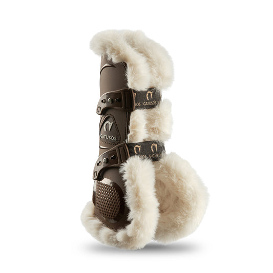FRONT PROTECTION PEGASUS BOOTS WITH SYNTHETIC BROWN
