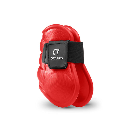 DELUXE ULTRA LIGHT FETLOCK PROTECTION BOOTS RED XL