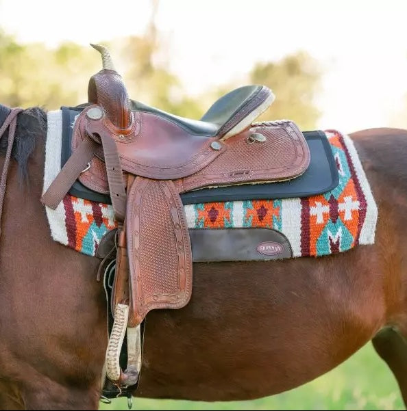Perfect Fit Western Half Pad Black