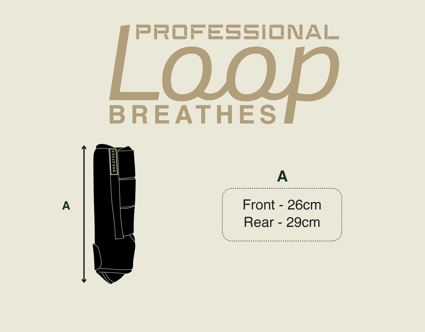 FRONT PROTECTIION LOOP BOOTS BREATHES RED